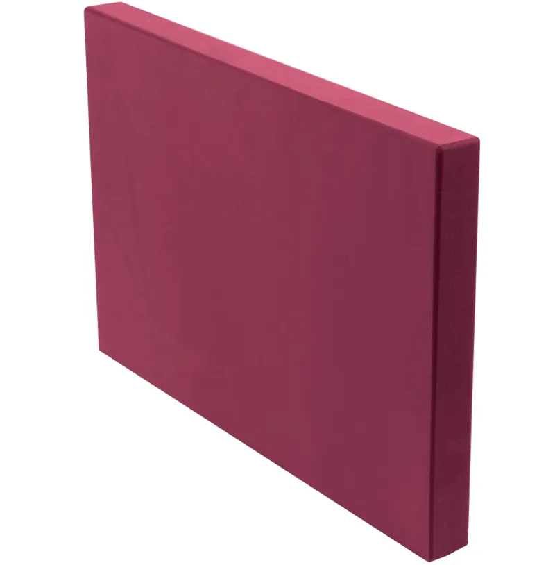 Fitness Mad EVA Foam Half Yoga Block Burgundy-2